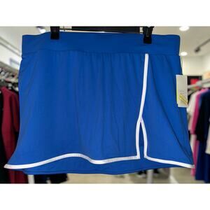 All In Motion Athletic Skort Blue W/White Trim Women’s Size XXL Everyday Soft